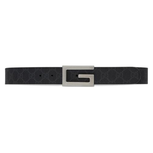  GUCCI古馳 22年秋冬 男士 方形G搭扣雙面腰帶 626974 K9GSN 1000