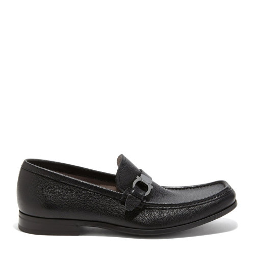 Salvatore Ferragamo/菲拉格慕 男士黑色休閑樂福鞋 02-B050-703762