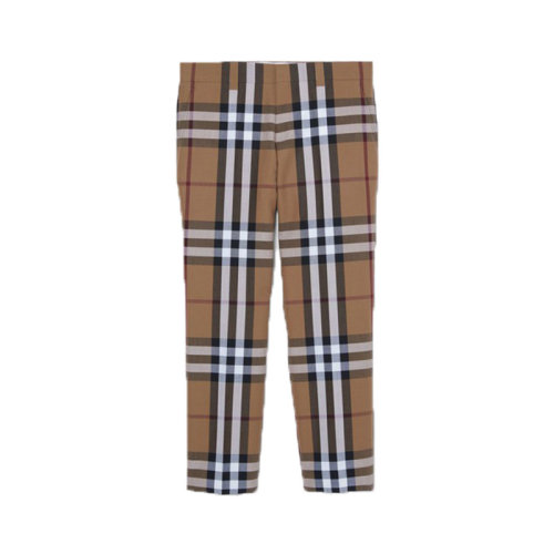 BURBERRY/博柏利  巴寶莉男褲 時(shí)尚格紋 男士混色羊毛西褲 80366971 HKY015678