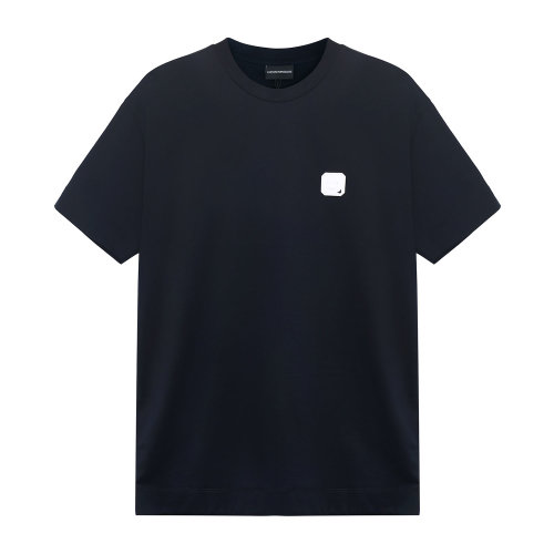 Emporio Armani/安普里奧阿瑪尼[Capsule Emoji] 藏藍色 男士短袖T恤 6K1TAP-1JTUZ-0920  藏藍色 XL 藏藍色 XL