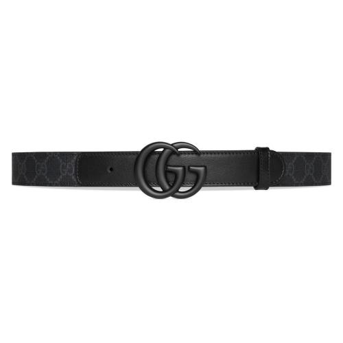  GUCCI古馳 22年秋冬 男士 雙G帶扣腰帶 700341 HUH5V 1268