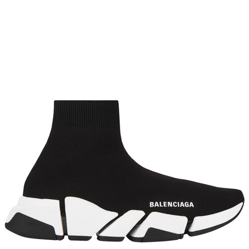 Balenciaga/巴黎世家  SPEED 2.0系列 男士黑色網眼運動鞋617239W2DB21015