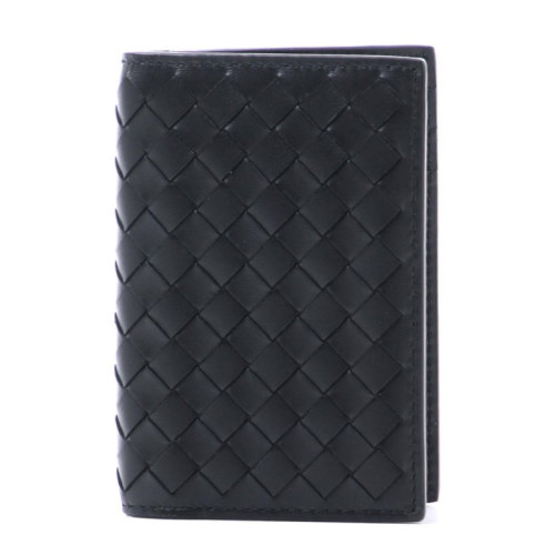 Bottega Veneta/葆蝶家 中性款皮革多卡位經典編織對折長款錢夾手拿包錢包  464902-4651 多色可選