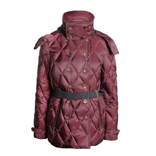 BURBERRY/博柏利20春夏 女裝 服裝 羽絨時(shí)尚雙排扣連帽夾克 女士羽絨服外套 3933552