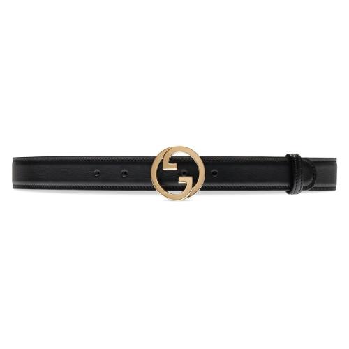 GUCCI古馳 22年秋冬 女士 飾圓形互扣式雙G腰帶 690557 US10G 1000