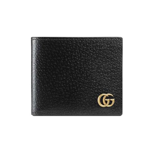  GUCCI古馳 22年秋冬 男士 GG Marmont系列皮革雙折錢包 428726 DJ20T 1000 預定商品2-6周發貨