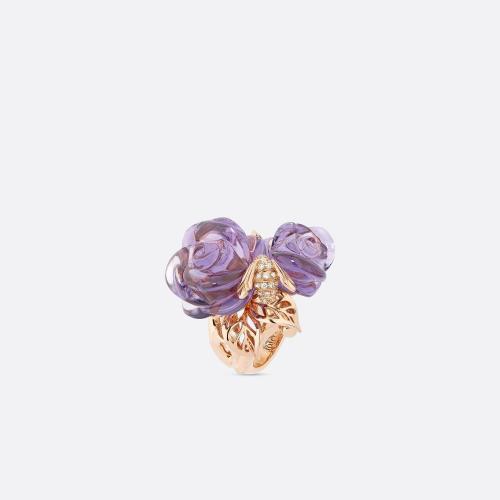  DIOR迪奧  女士 戒指 大號 ROSE DIOR PRé CATELAN 戒指 JROC94012_0000