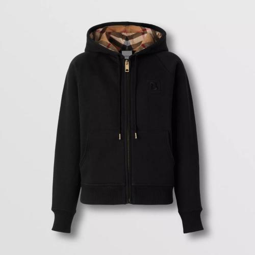  BURBERRY 22年秋冬 女士 字母圖案棉質混紡連帽上衣 80615541