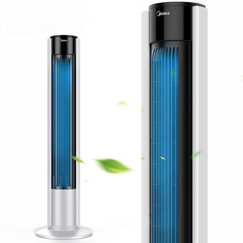 Midea/美的ZAC10D塔扇風扇電風扇落地扇落地無葉風扇落地風扇立式塔式內旋低噪轉頁扇