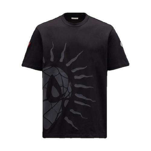  MONCLER蒙可蒙克萊 22年秋冬 男士 短袖T恤 Spider-Man Motif T-Shirt H20918C000048390T999