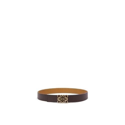  LOEWE羅意威 22年秋冬 男士 腰帶 Anagram belt in smooth calfskin 515.01.010-1832