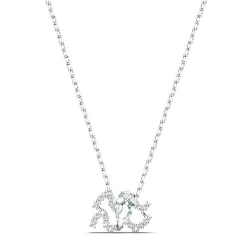 Swarovski/施華洛世奇 女士項鏈 星座項鏈 銀色簡約優(yōu)雅鎖骨鏈 5563890