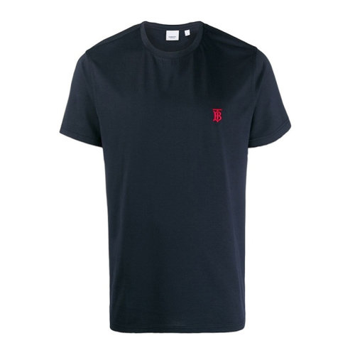 BURBERRY/博柏利  男士棉質(zhì)圓領(lǐng)經(jīng)典TB刺繡套頭衫短袖T恤