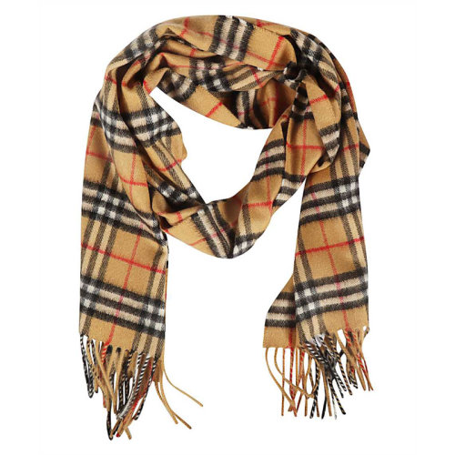 BURBERRY/博柏利  經典混色女士格紋輕盈保暖羊絨圍巾 80155561 HQY012345C