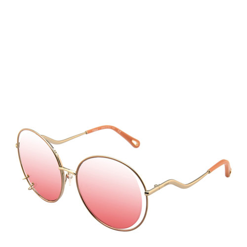 CHLOE/克洛伊 蔻依 復古 摩登 圓形 鏤空 漸變色鏡片 墨鏡 眼鏡 CE153S 59mm CHLOE 克洛伊