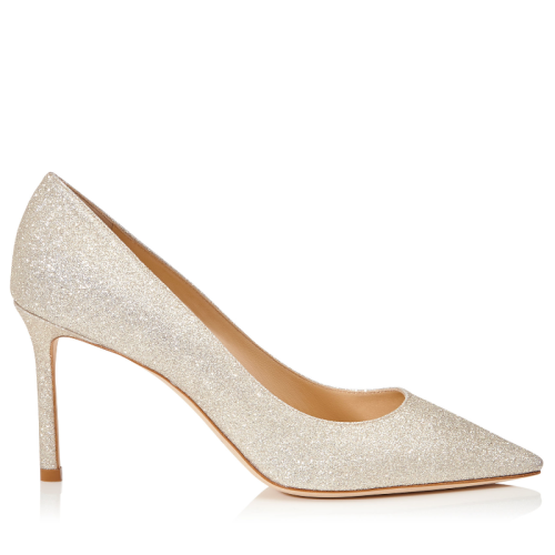 Jimmy Choo/周仰杰  女士經典款細閃金色8.5CM細高跟鞋 ROMY85DGZ