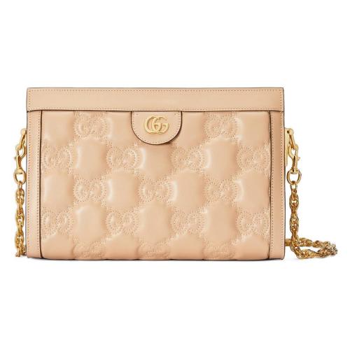  GUCCI古馳 22年秋冬 女士 GG絎縫皮革肩背包 702200 UM8HG 9500