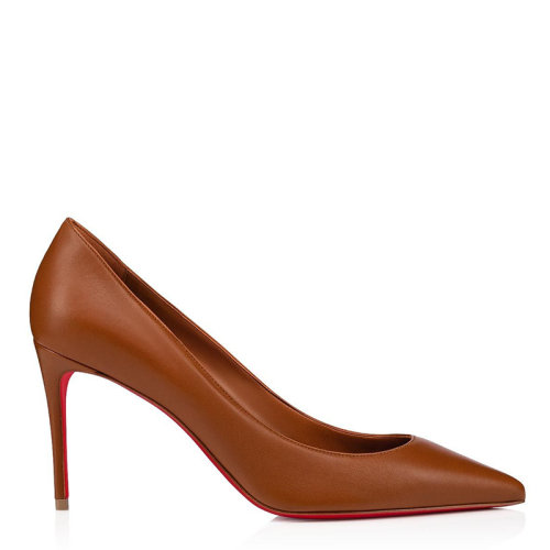 Christian Louboutin/克里斯提魯布托女士裸色皮革Kate高跟鞋1210665N248
