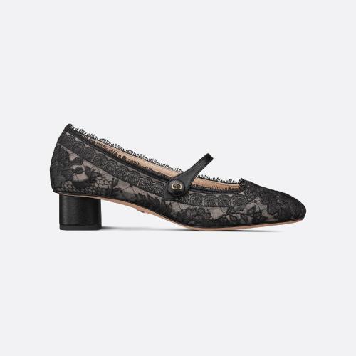  DIOR迪奧 22年秋冬 女士 高跟鞋 Ballerine D-Grace KCB767FLL_S900