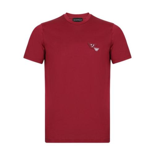  Emporio Armani/安普里奧阿瑪尼 男士紅色棉質短袖T恤 3Z1TL81JQSZ0326 PLFSX