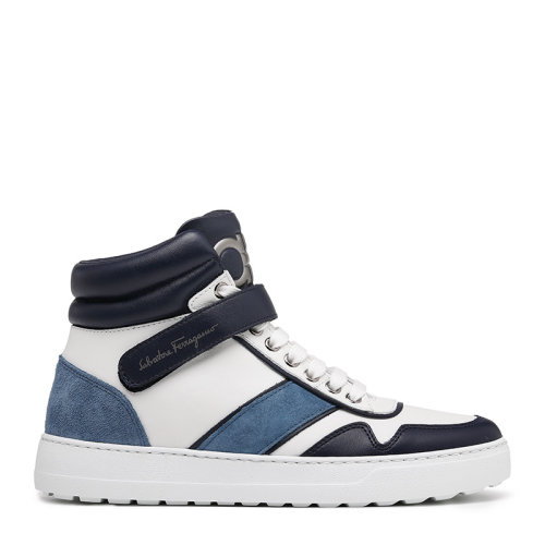 Salvatore Ferragamo/菲拉格慕21新品牛皮革麂皮革男士短靴低幫鞋休閑運動鞋NOE074