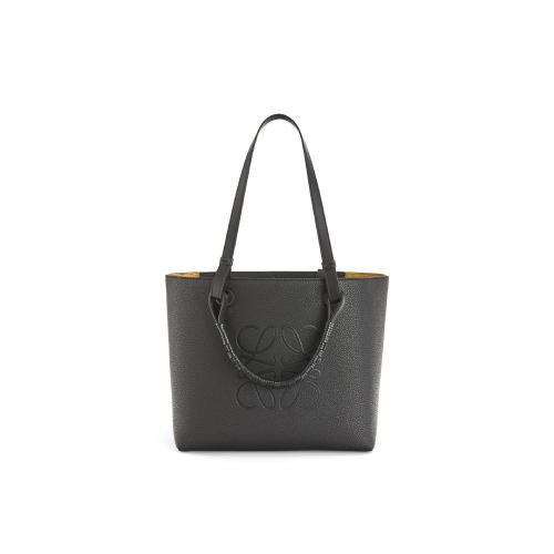  LOEWE羅意威 22年秋冬 女士 手提包 小號粒面牛皮革 Anagram Tote 手袋 A717S72X03-1100 預定商品1-3周發貨