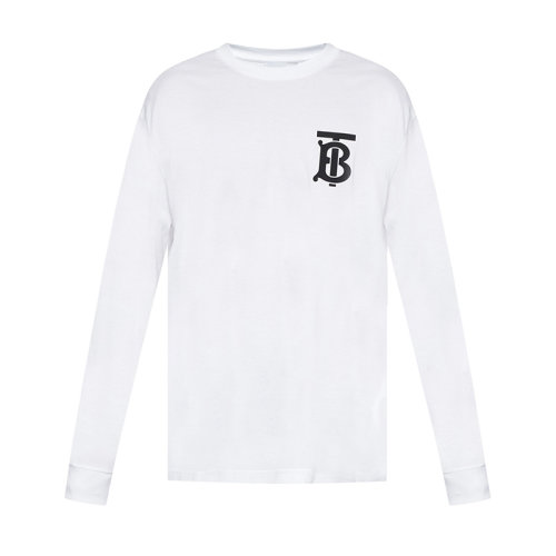 BURBERRY/博柏利 女士 服裝 白色印花圖標(biāo) 女士長(zhǎng)袖襯衫