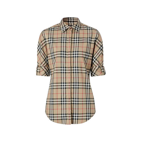 BURBERRY/博柏利  女士長袖襯衫 女款棉質長袖襯衫 80184751