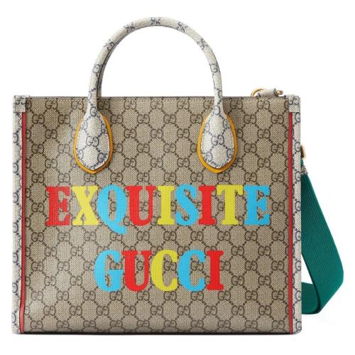  GUCCI古馳 22年秋冬 男士 Exquisite Gucci小號托特包 680956 FAAWA 9782