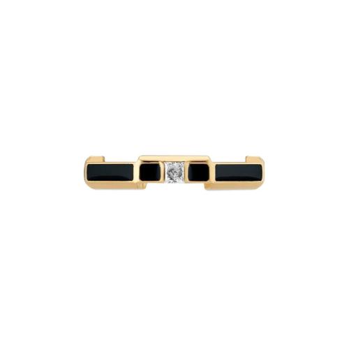  GUCCI古馳 22年秋冬 女士 Gucci Link to Love系列琺瑯鉆石戒指 702423 J8642 8031