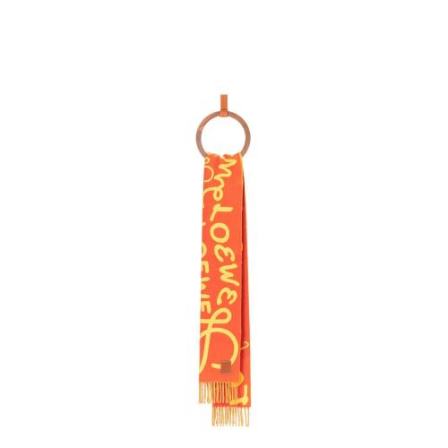  LOEWE羅意威 22年秋冬 女士 圍巾 LOEWE scarf in wool and cashmere F000487XDT-9108
