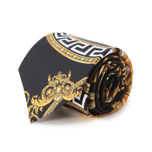 VERSACE/范思哲【22春夏新款】男士桑蠶絲領帶 1003238 1A01278