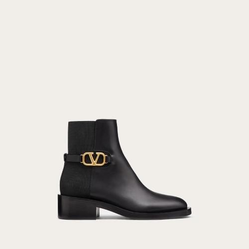  VALENTINO華倫天奴 22年秋冬 女士 短靴 BOTTINES VLOGO SIGNATURE EN VEAU. TALON : 30?MM 1