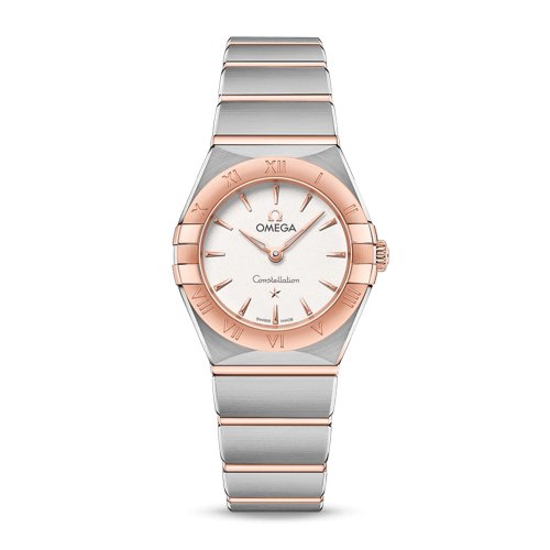 OMEGA/歐米茄 星座系列 精鋼 18K金 石英機芯 女士腕表 131.20.25.60.02.001