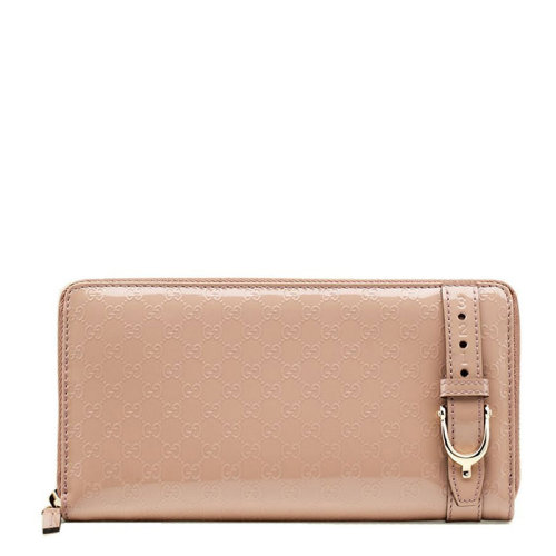 GUCCI/古馳 女士漆皮雙G壓花長款拉鏈錢夾錢包手拿包女包 309758-AV13G 多色可選