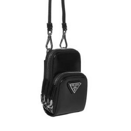  PRADA/普拉達(dá) 男士黑色時(shí)尚休閑錢包 2ZD011 ZO6 F0002 PLSX