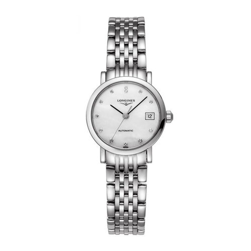 LONGINES/浪琴 博雅系列 鉆石時標(biāo) 自動機械 女士腕表 L4.309.4.87.6