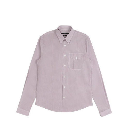 GUCCI/古馳 男士紫色棉質(zhì)長袖上衣襯衣襯衫 363952-Z3760-4668