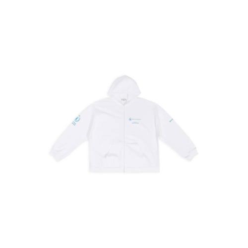  BALENCIAGA巴黎世家 22年秋冬 女士 衛(wèi)衣 WFP寬松拉鏈連帽衛(wèi)衣 674728TMVL19086