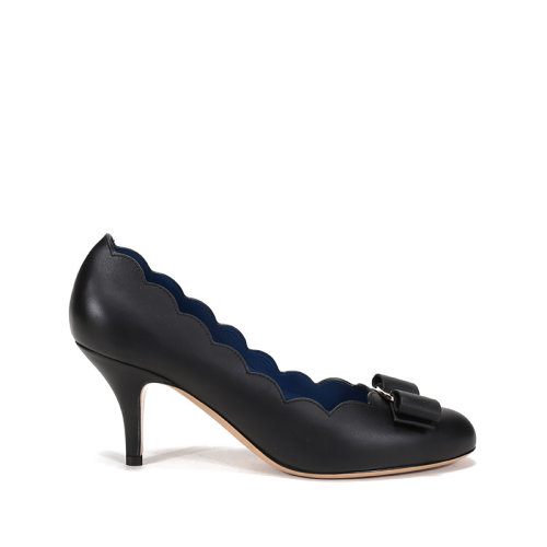 Salvatore Ferragamo/菲拉格慕  女士牛皮蝴蝶結高跟鞋 0733813