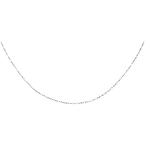 CARTIER/卡地亞 18K金白金 經典簡約單鏈項鏈 B7060800