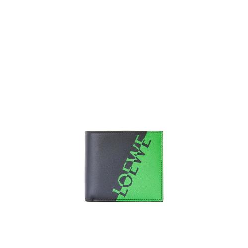  LOEWE羅意威 22年秋冬 男士 零錢包 Signature bifold wallet in calfskin C314302X01-5827