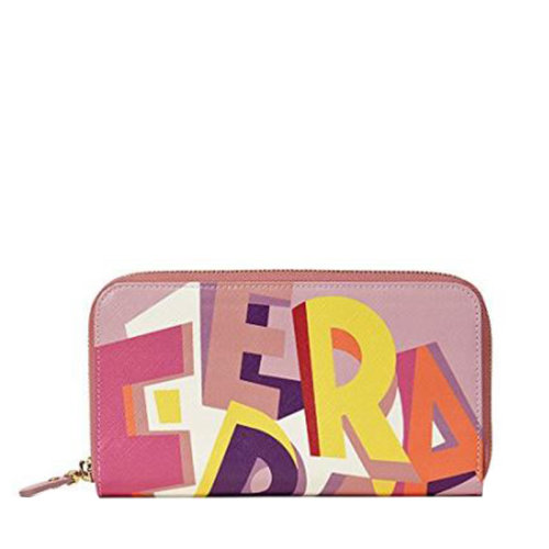 Salvatore Ferragamo/菲拉格慕 女士 女包 混色皮革時尚卡包錢包 0631821 22C451