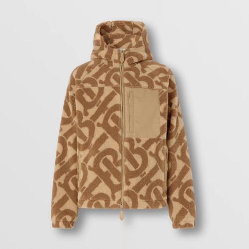  BURBERRY 22年秋冬 男士 專屬標識絨頭提花連帽上衣 80583871