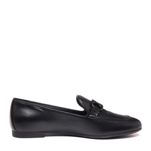 Salvatore Ferragamo/菲拉格慕羊皮革女士平底單鞋平跟鞋TRIFOGLIO07