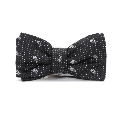 Alexander McQueen/亞歷山大麥昆  男士桑蠶絲領結 257306 4Q053