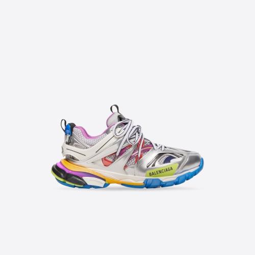  BALENCIAGA巴黎世家 22年春夏 男士 休閑運動鞋 Mens Track Trainers  in Silver 542023W2FSA8