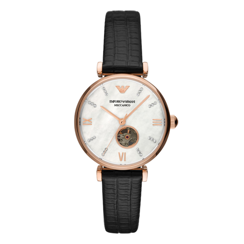 Emporio Armani/安普里奧阿瑪尼 滿天星手表時尚鑲鉆女士機械腕表 生日禮物送女友 AR60047