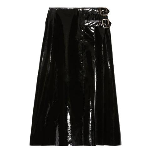  GUCCI古馳 22年秋冬 女士 乙烯基效果半身裙 669706 ZAFCX 1000