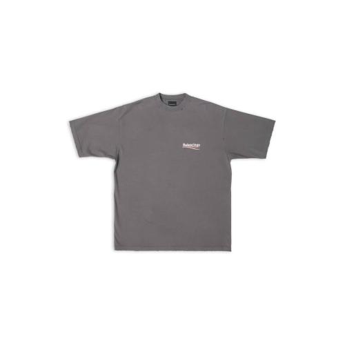 BALENCIAGA巴黎世家 22年秋冬 男士 短袖T恤 Mens Political Campaign T-shirt Large Fit  in
